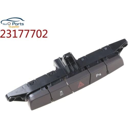 YAOPEI 23177702 23177701 Hazard Switch w/Traction Control/Park Assist Cocoa/Brown For Buick 2014-17 Regal