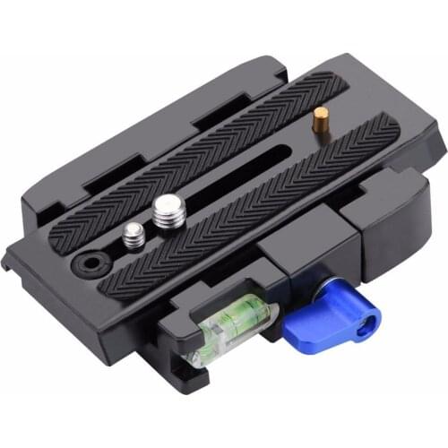PULUZ Quick Release Clamp Adapter + Quick Release Plate for DSLR & SLR Cameras