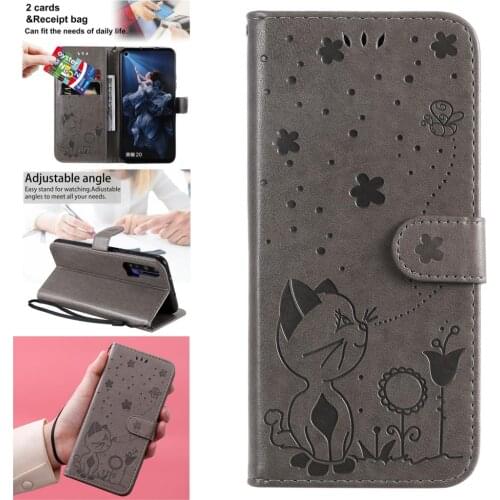 Newest PU Leather Book Phone Case For cover Huawei Honor 20S Hoesje Mobile sFor etui 20 Pro Nova 5T Half-Wrapped Cases Wallet