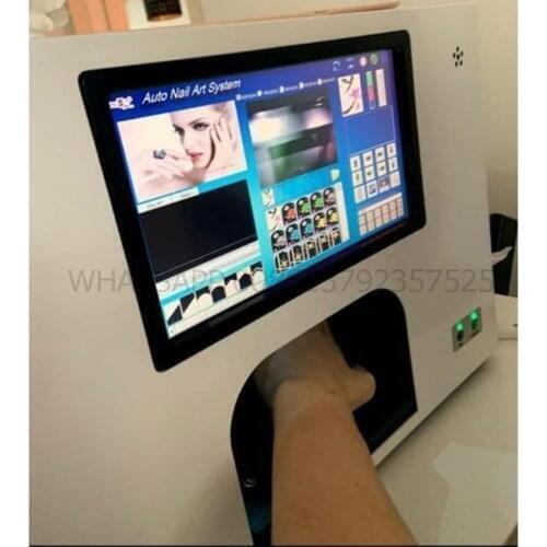 Yes digital nail printer Beauty salon used auto magic digital nail printer and flower printer machine