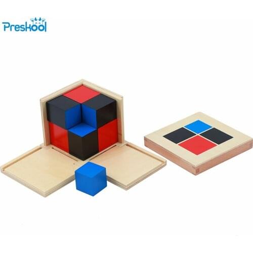 Baby Toy Montessori Standard Binomial Cube for Early Childhood Education Preschool Training Learning Toys Great Gift