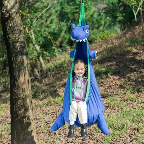 Kids Hammock Pod Swing Seat Comfortable Penguin-shaped Hammock Chair Durable Portable Decor for Indoor Outdoor Swings Decor