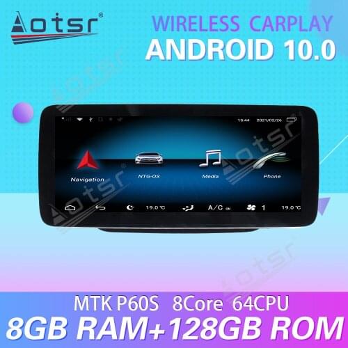 For Mercedes-Benz Class B 12.3 Inch Android 10 Carplay Car Multimedia Radio Player GPS Navigation Stereo