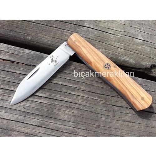 Handmade Pocket Knife 20cm Open Length 4116 Steel