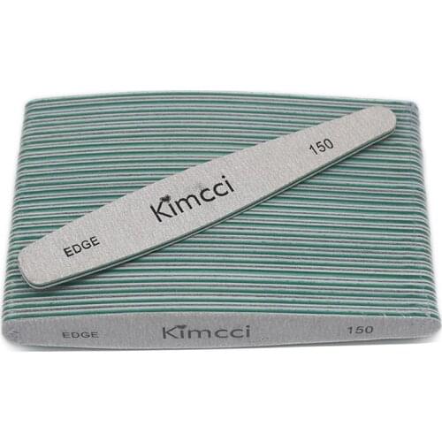 Kimcci 25pcs/Lot Hot Sale Top Quality Nail Files Manicure Tools Set Sanding Blocks Slim Buffer EDGE 150 Nail Art Salon Supplies