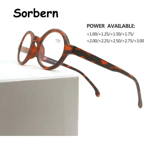 Small Round Reading Glasses Men Women Elder Vintage Readers Presbyopic Glasses Eyewear 1.0 1.25 1.5 1.75 2.0 2.25 2.5 2.75 3.0