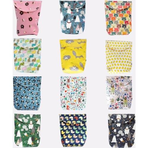 Wet bag Multifunctional Baby Diaper Organizer Reusable Waterproof Fashion Prints Wet/Dry Bag Mummy Storage Bag Travel Nappy Bag