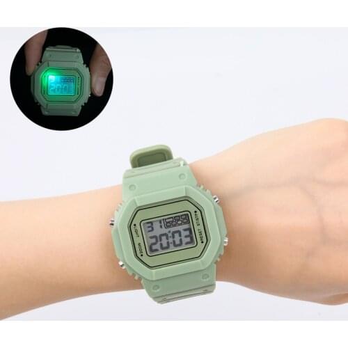 Fashion Trend Sports Beautiful High-quality TPU Raw Materials To Make Swimming Waterproof LED Watches