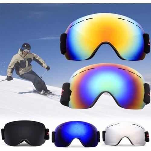 New 2020 Fashion Men Women Outdoor Winter Sport Skiing Snowboard Goggles Anti-fog Dual-Lens UV Protection Sunglasses