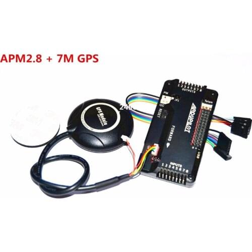New APM2.8Multicopter Flight Controller 2.5 2.6 Upgraded +7M GPS for FPV RC Drone Aircraft