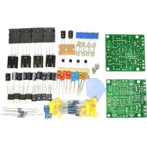 A1943/C5200 DX-AMP Power Amplifier Board Kit Components DIY 2-CH