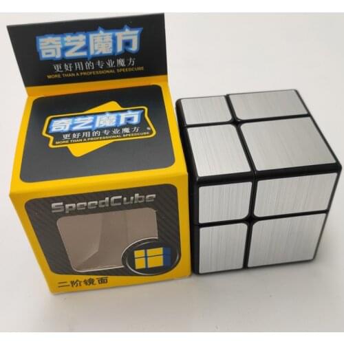 Mofangge Shengshou 2x2 Mirror Cube gold/silver Twist Puzzle Educational Toy Drop Shipping