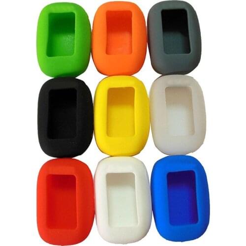 Russian version B92 silicone case for Starline B92 B64 B62 B94 lcd two way car remote 100pcs/lot wholesale free shipping