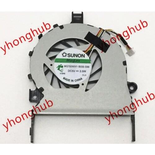 SUNON MG75090V1-B030-S99 DC 5V 2.5W 4-wire Server Laptop Cooling Fan