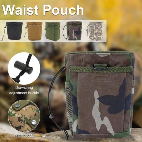 Military Molle Tactical Bag Outdoor Waist Pack Mobile Phone Pouch Belt Waist Bag Gear Bag Gadget Backpacks Camping Equipment