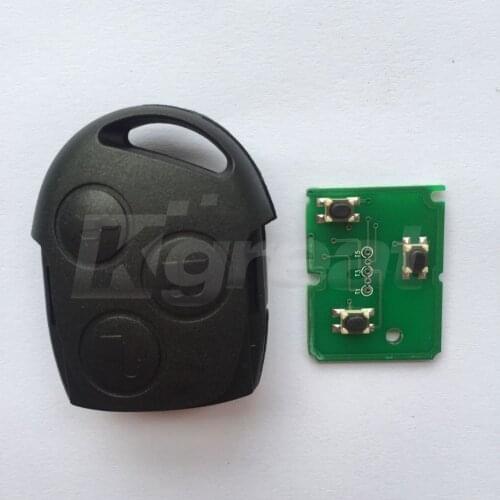 3 Buttons Replacement Remote Car Key Fob remote control ASK 433Mhz 315mhz For Ford Mondeo Focus Transit free shipping