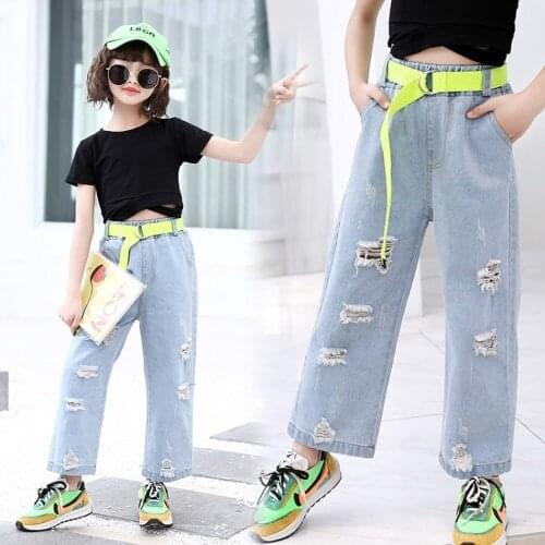 Школьные джинсы для девочек ZJHXDBD China At AliExpress
