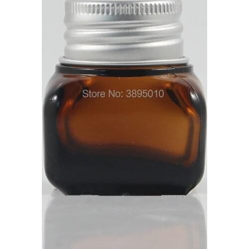 15g glass cream jar with aluminum lid,cosmetic jar,glass jar/mask cream container,eye cream jar F660