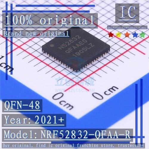 2021+ 100% Brand new original 1PCS-5PCS NRF52832-QFAA-R NRF52832 QFN-48 2.4GHz wireless radio frequency transceiver
