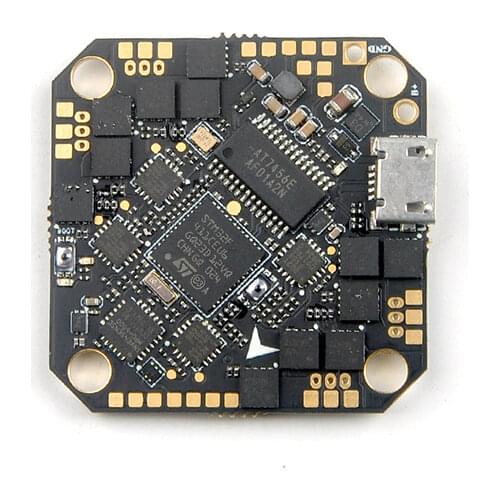 Happymodel CrazyF411 PRO F4 Flight Controller Built-in 20A ESC OSD Frsky Receiver AIO 2-4S for FPV Toothpick Cinewhoop Drones