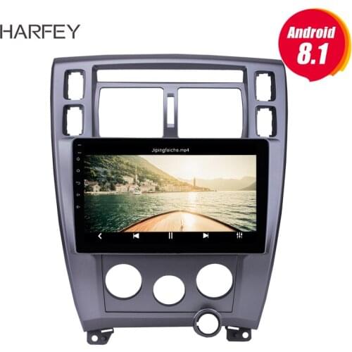 Harfey Android 8.1 Radio 10.1inch For 2006-2013 Hyundai Tucson LHD GPS Navigation Car multimedia player Stereo Bluetooth 3G SWC