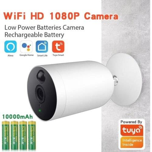 WiFi Camera Mini Security Camera With Auto Tracking Cameras Home 1080P HD Tuya Camera Baby Care Home Monitoring Without Battery