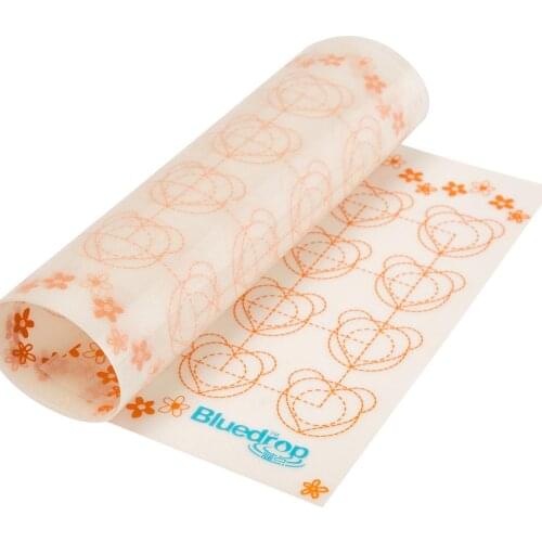 Bluedrop Silicone baking mat cookies sheet oven liner macarons bakery mats easy cut to fit pan size biscuits sheet 27.5x80cm