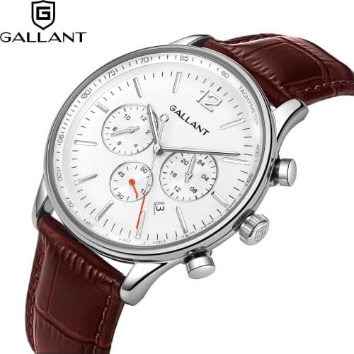 Mens Watch Quartz Wrist Watch for Men with Dual Time Leather Strap Date Calendar Waterproof Luxury Watch for Men