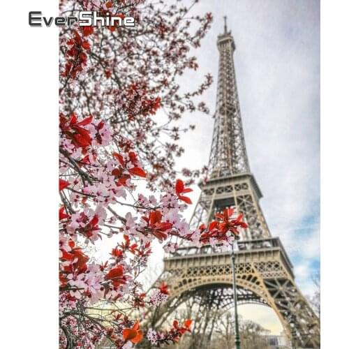 Evershine Diamond Painting Scenery Full Square Diamond Embroidery Landscape Beaded Painting Diamond Mosaic Cross Stitch Kit Gift