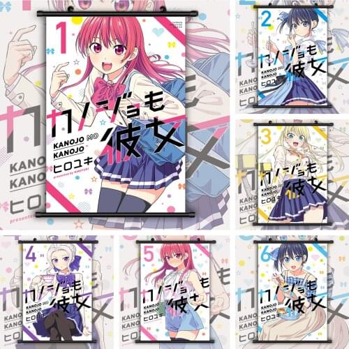 Kanojo Mo Kanojo Saki Saki Minase Nagisa HD Print Wall Poster Scroll