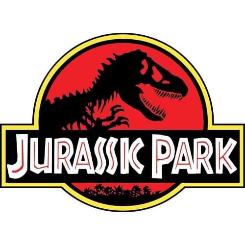 Colorful Jurassic Park Sticker Decal Vinyl Safari Dinosaur Large 9"x12"