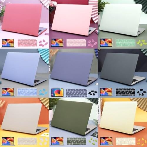 Cream Soft Touch Plastic Hard Cover Case for MacBook Air Pro Retina 11 12 13 15 16 inch Touch bar 2020 A2338 A2289 A2337 A2179