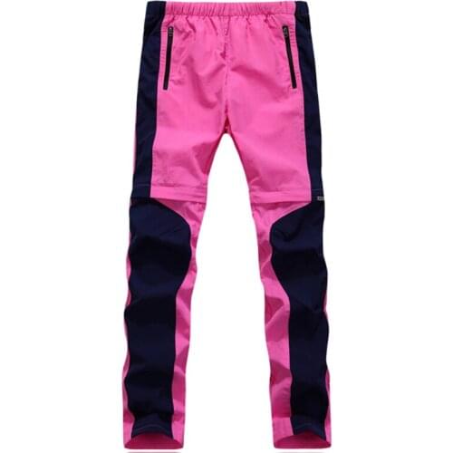 Outdoor Quick-drying Pants Mens Summer Two-piece Detachable Shorts Waterproof Quick-drying Elastic Hiking Trekking Trousers