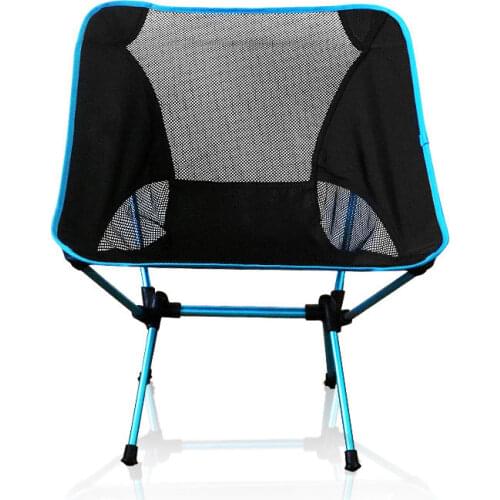 Moon Chairs Fishing Camping Chair BBQ Stool Folding Extended Hiking Garden Furniture Portable Ultra Light Office AL Alloy Seat