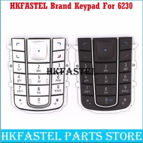 HKFASTEL New Cell phone Keyboard For Nokia 6230 Mobile Phone Housing English / Russian / Arabic Keypad Cover Case