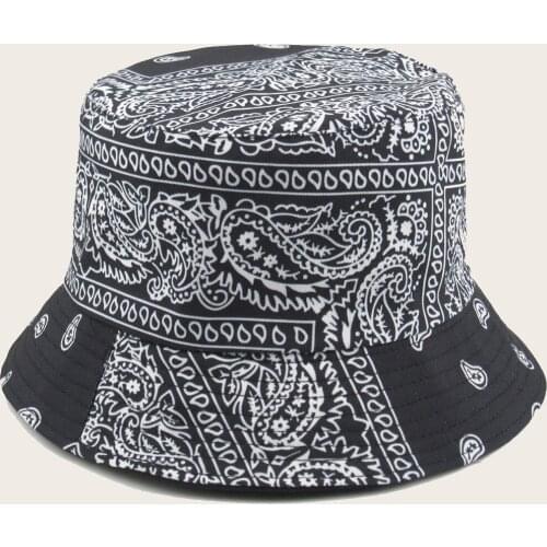 Hawaii Beach Bucket Hat Cotton Outdoor Summer Fisherman Sun Hat Unisex Adult Print Bonnet Cap