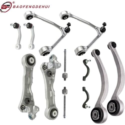 Front Suspension Upper Lower Control Arm Kit For Jaguar XJ X350 XK X150 XF 02-15