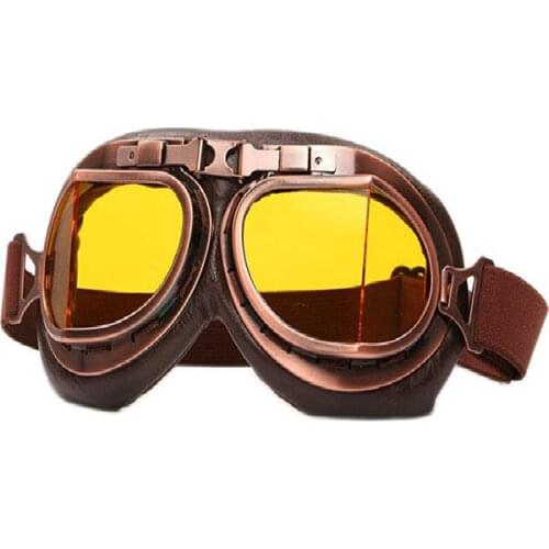 Retro Motorcycle Goggles Glasses Vintage Moto Classic Goggles for