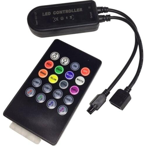 RGB Led Controller APP Bluetooth RGB Music Controller for Led Strip Light 5050 4 Pin RGB Controller 12V-24V