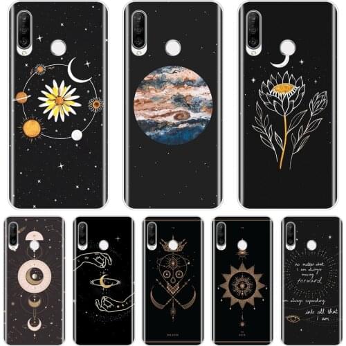 Silicone Phone Case For Huawei P20 Lite P Smart Plus 2019 Black Star Space Art Soft Back Cover For Huawei P30 Lite Pro P Smart Z
