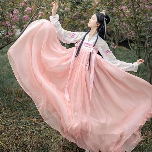 Fairy Hanfu Costume for Women Chinese Traditional Ancient Dress Hanfu Women Han Dynasty Dance Wear Lady Prince Suit Cosplay