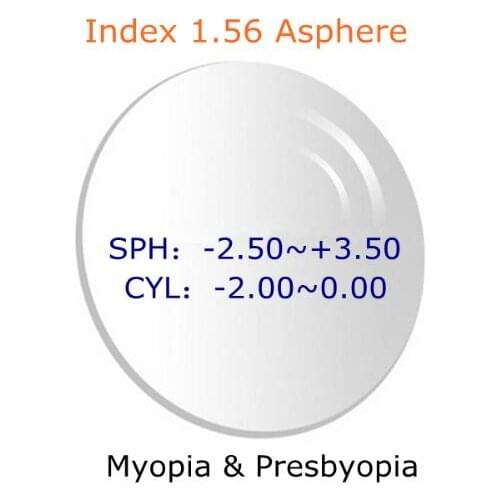 1.56 Single Vision Optical Aspheric Prescription Lenses Fast and Deep Color Coating Change Performance