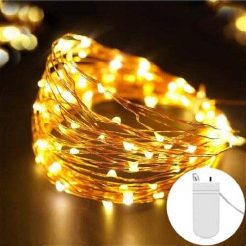 1M/2M/3M/5M Battery Operated LED String Lights for ramadan decoration Party Wedding Decoration Christmas Flasher Fairy Lights