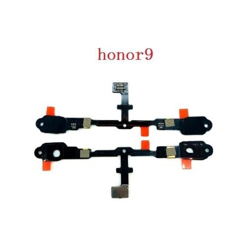 10pcs Fingerprint Sensor Menu Return Key Home Button Connector Flex Cable For Huawei Honor 9 Honor9