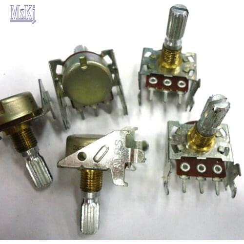 10PCS RK163 New Original Japan ALPS RK163111 C20K 20MM Rotary Potentiometer 20K For Audio Volume Control Pot WH148