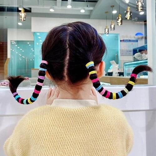 1000Pcs/lot Wholesale Candy Colored Children Rubber Band Spa Bath Shower Makeup Wash Face Hair Band Colorful