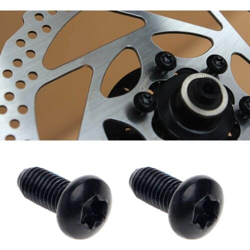 12Pcs/set Mountain Cycling Bike Bicycle Brake Rotor Disc Bolts Screws Plum Nuts T25