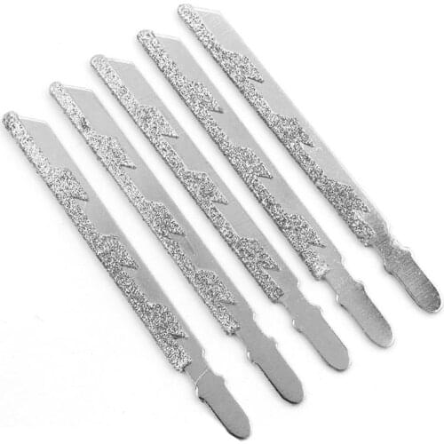 T-shank Diamond Jigsaw Blade for Marble Stone Granite Tile Ceramic Cutting Diamond Jig Saw Blades T-shank Jigsaw Blade Home Tool