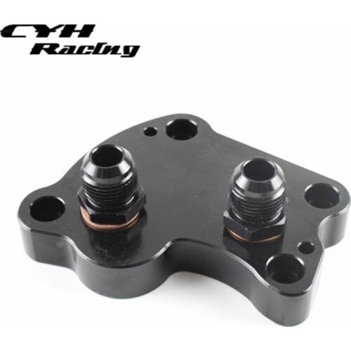 Aluminum AN10 Oil Filter Cooler Sandwich Plate Adapter kits For MINI COOPER S R53