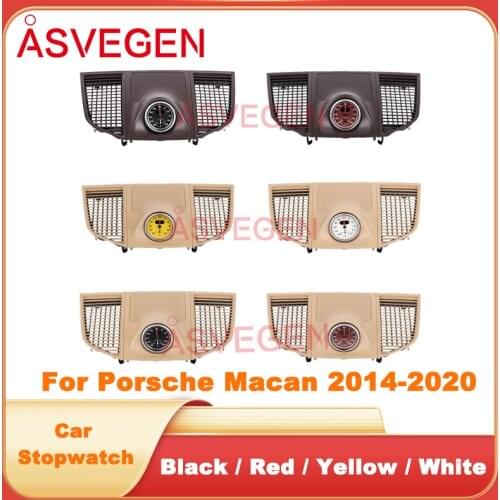 Car Console Dashboard Stopwatch For Porsche Macan 2014-2020 Boxster Auto Inner Dash Board Clock Time With 5 Color